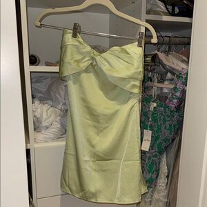 Princess Polly Strapless Light Green Dress